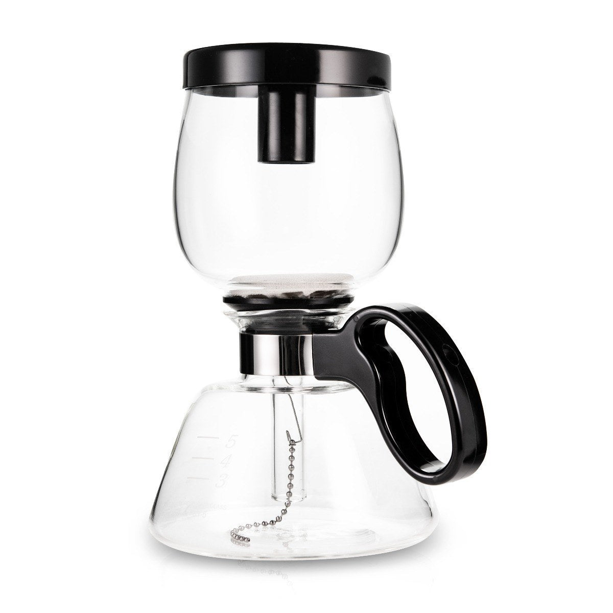 Yama Glass 5‑Cup Stovetop Siphon Coffee Maker (15oz) - Shop Coffee Hobby
