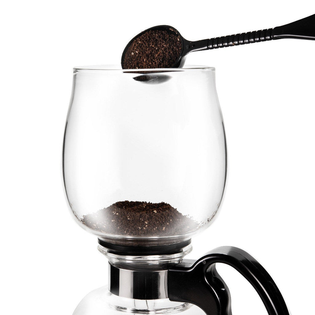 Yama Glass 5‑Cup Stovetop Siphon Coffee Maker (15oz) - Shop Coffee Hobby