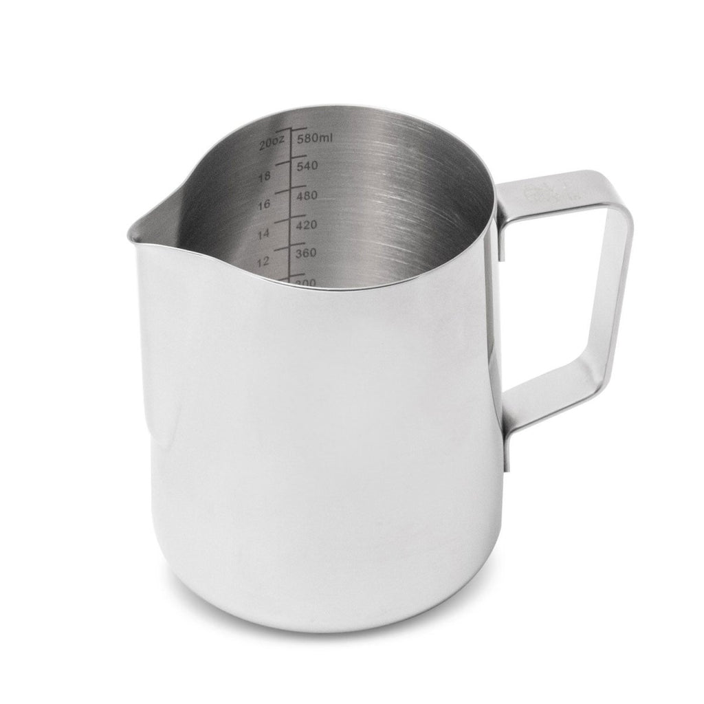 Barista Basics Milk Frothing Pitcher, 20oz, Silver - Shop Coffee Hobby