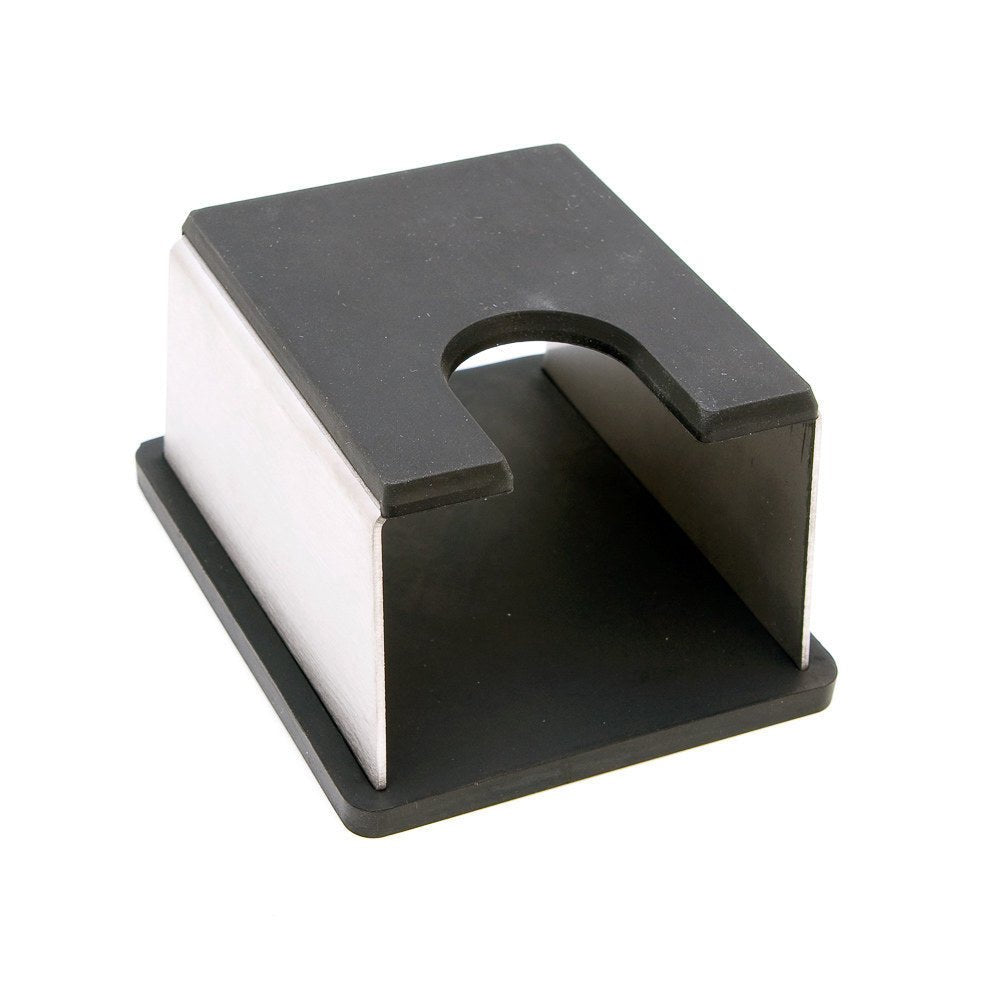 Barista Basics Stainless Steel Tamp Stand with Rubber Base - Shop Coffee Hobby