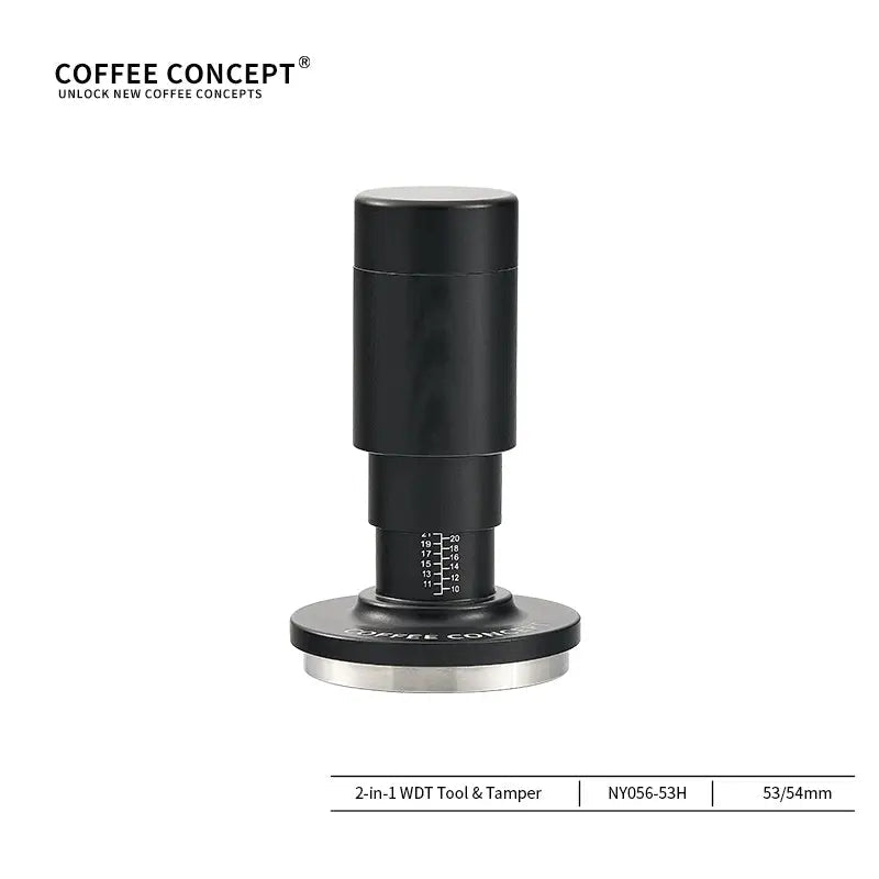 Best 2-in-1 Espresso Tamper Set - WDT Tool & Constant Force Tamper Puck Prep Under $29 - Shop Coffee Hobby