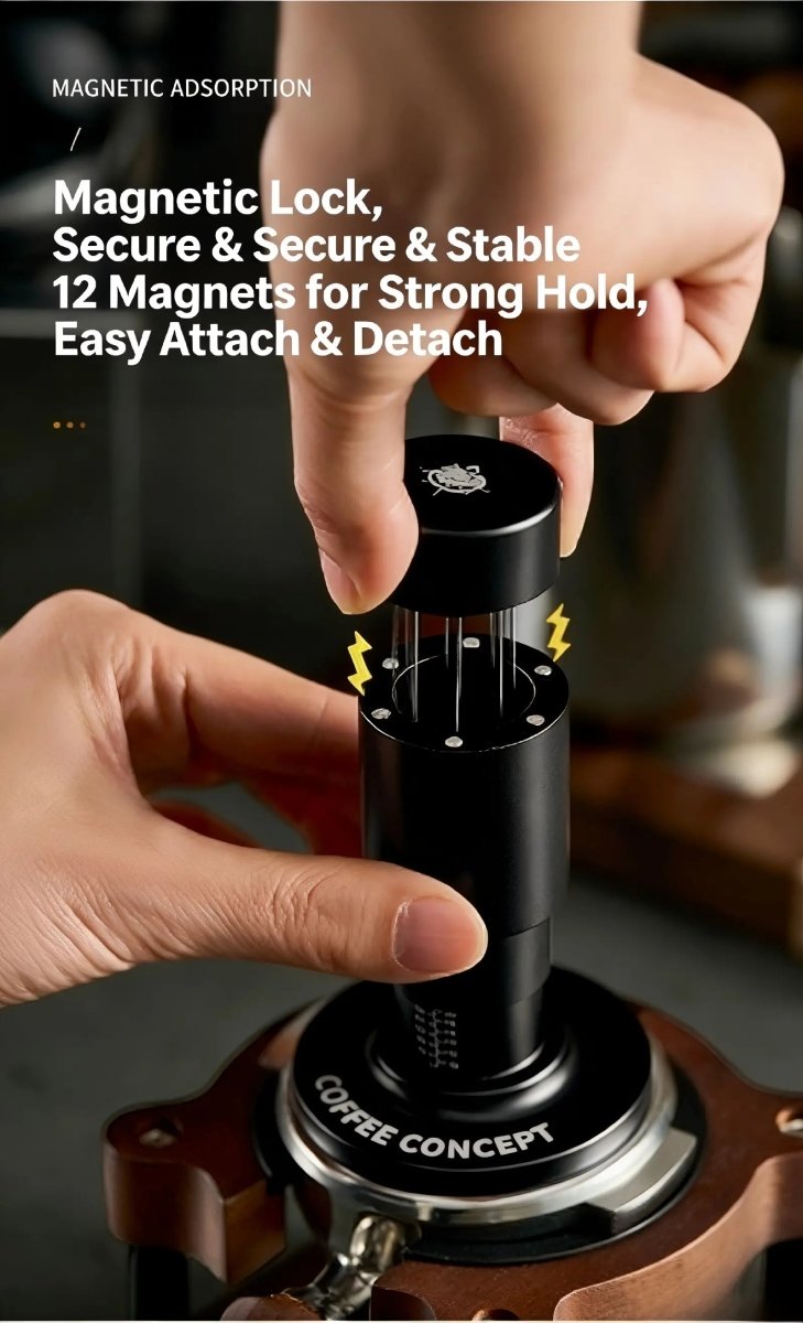 Best 2-in-1 Espresso Tamper Set - WDT Tool & Constant Force Tamper Puck Prep Under $29 - Shop Coffee Hobby