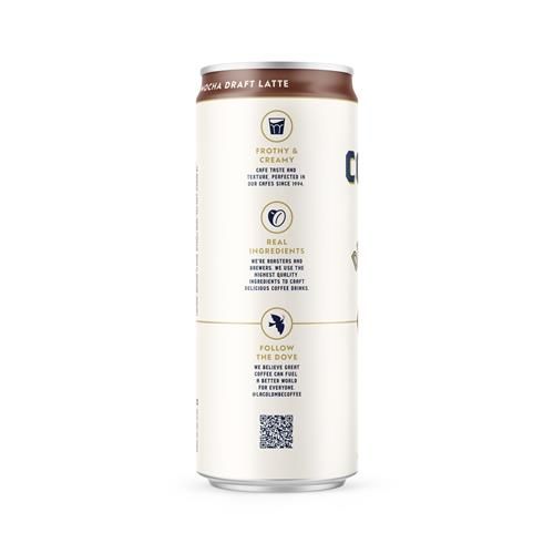 La Colombe Mocha Draft Latte, 11 oz Iced Coffee Can