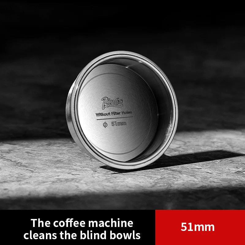 BINCOO High‑Precision Espresso Filter Basket – 51mm & 58.5mm (16g / 18g / 20g) + Blind Baskets – Stainless Steel - Shop Coffee Hobby