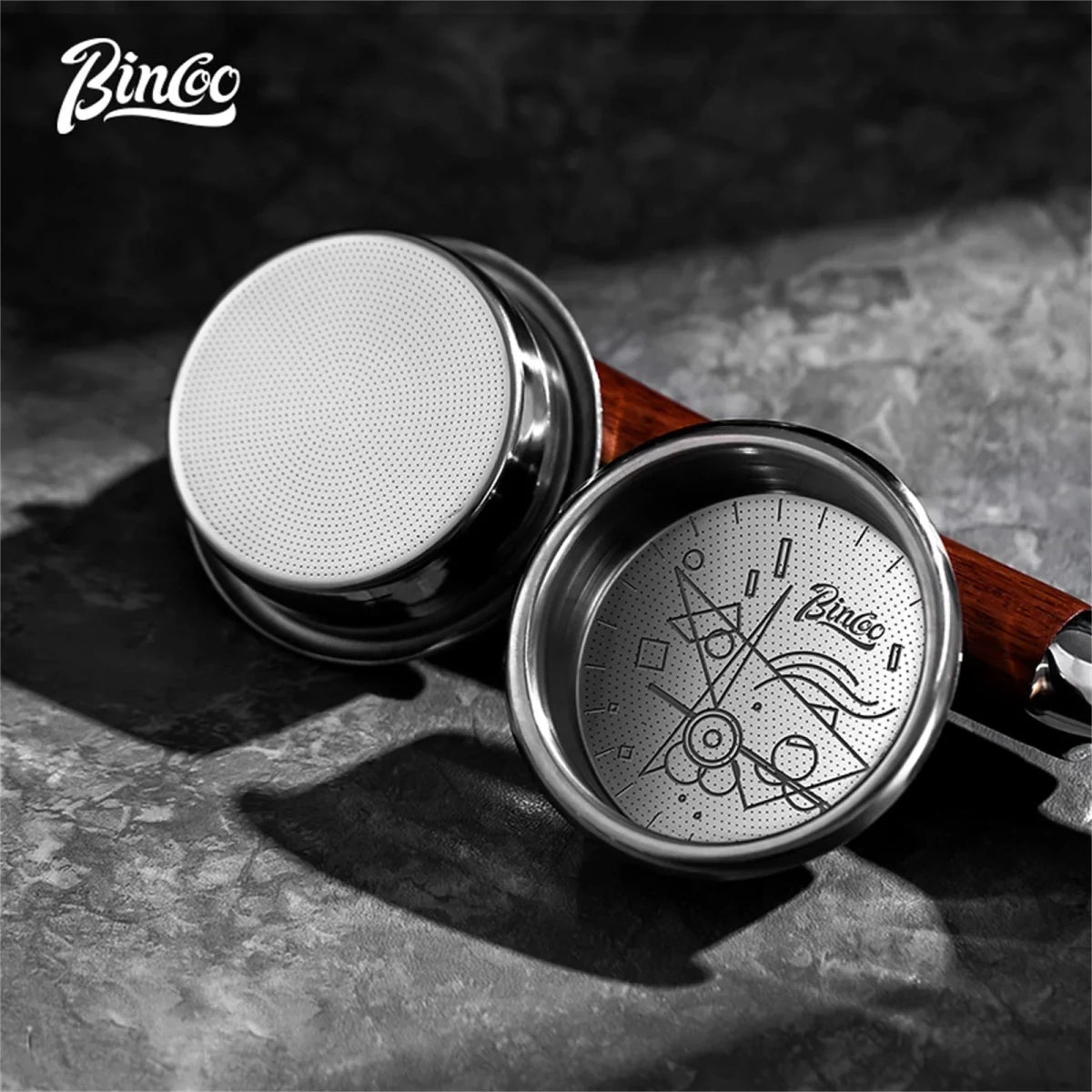 BINCOO High‑Precision Espresso Filter Basket – 51mm & 58.5mm (16g / 18g / 20g) + Blind Baskets – Stainless Steel - Shop Coffee Hobby