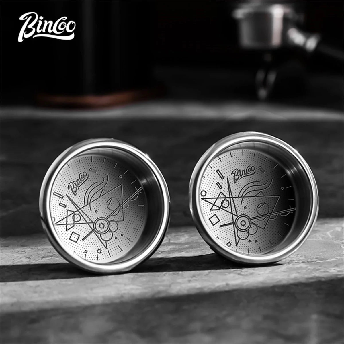 BINCOO High‑Precision Espresso Filter Basket – 51mm & 58.5mm (16g / 18g / 20g) + Blind Baskets – Stainless Steel - Shop Coffee Hobby