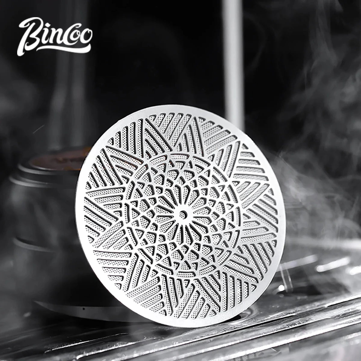 Bincoo Sintered Stainless Steel Espresso Shower Screen – 51mm / 58.5mm Dispersion Plate for Even Extraction - Shop Coffee Hobby