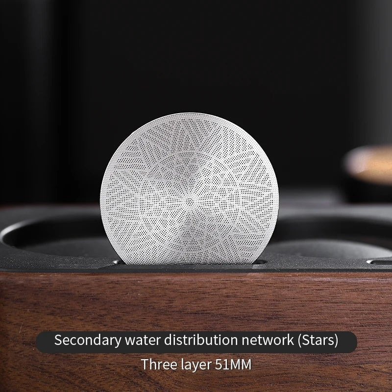 Bincoo Sintered Stainless Steel Espresso Shower Screen – 51mm / 58.5mm Dispersion Plate for Even Extraction - Shop Coffee Hobby