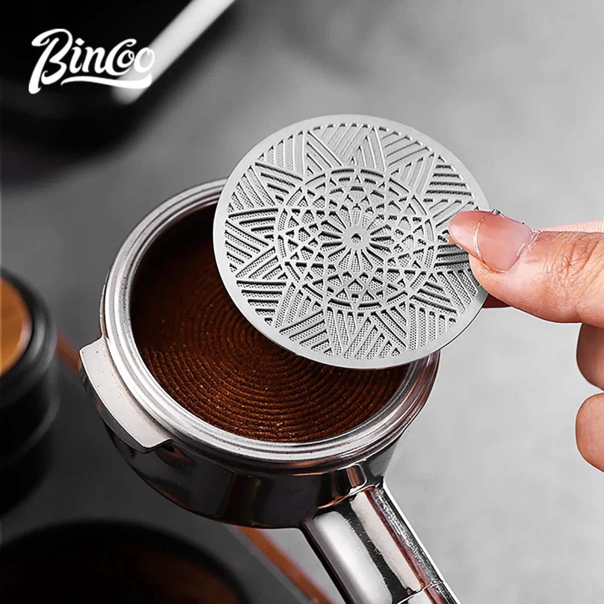 Bincoo Sintered Stainless Steel Espresso Shower Screen – 51mm / 58.5mm Dispersion Plate for Even Extraction - Shop Coffee Hobby