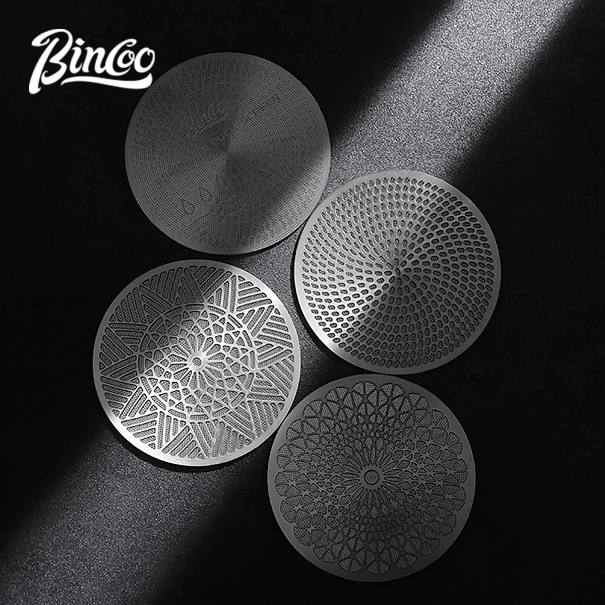 Bincoo Sintered Stainless Steel Espresso Shower Screen – 51mm / 58.5mm Dispersion Plate for Even Extraction - Shop Coffee Hobby