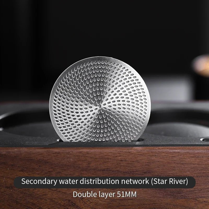 Bincoo Sintered Stainless Steel Espresso Shower Screen – 51mm / 58.5mm Dispersion Plate for Even Extraction - Shop Coffee Hobby