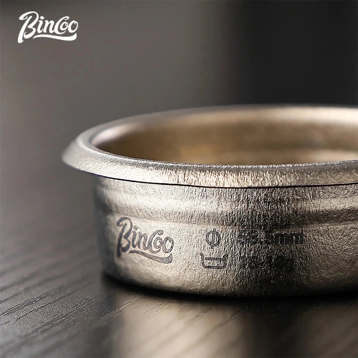 Bincoo Titanium Precision Portafilter Basket – 58.5mm Espresso Extraction Basket (16–18g / 18–20g) - Shop Coffee Hobby