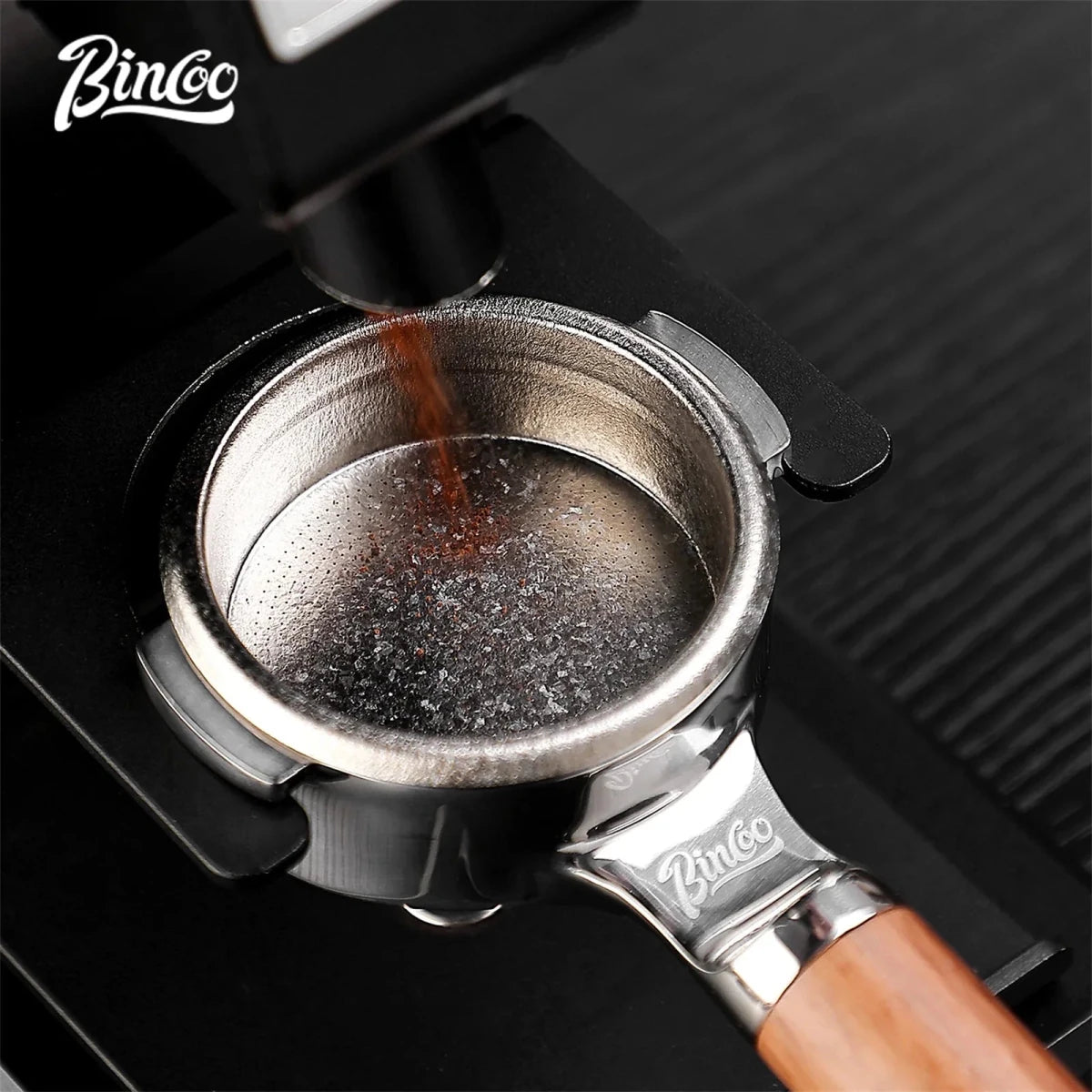 Bincoo Titanium Precision Portafilter Basket – 58.5mm Espresso Extraction Basket (16–18g / 18–20g) - Shop Coffee Hobby