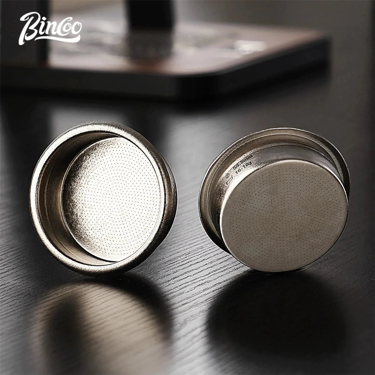 Bincoo Titanium Precision Portafilter Basket – 58.5mm Espresso Extraction Basket (16–18g / 18–20g) - Shop Coffee Hobby