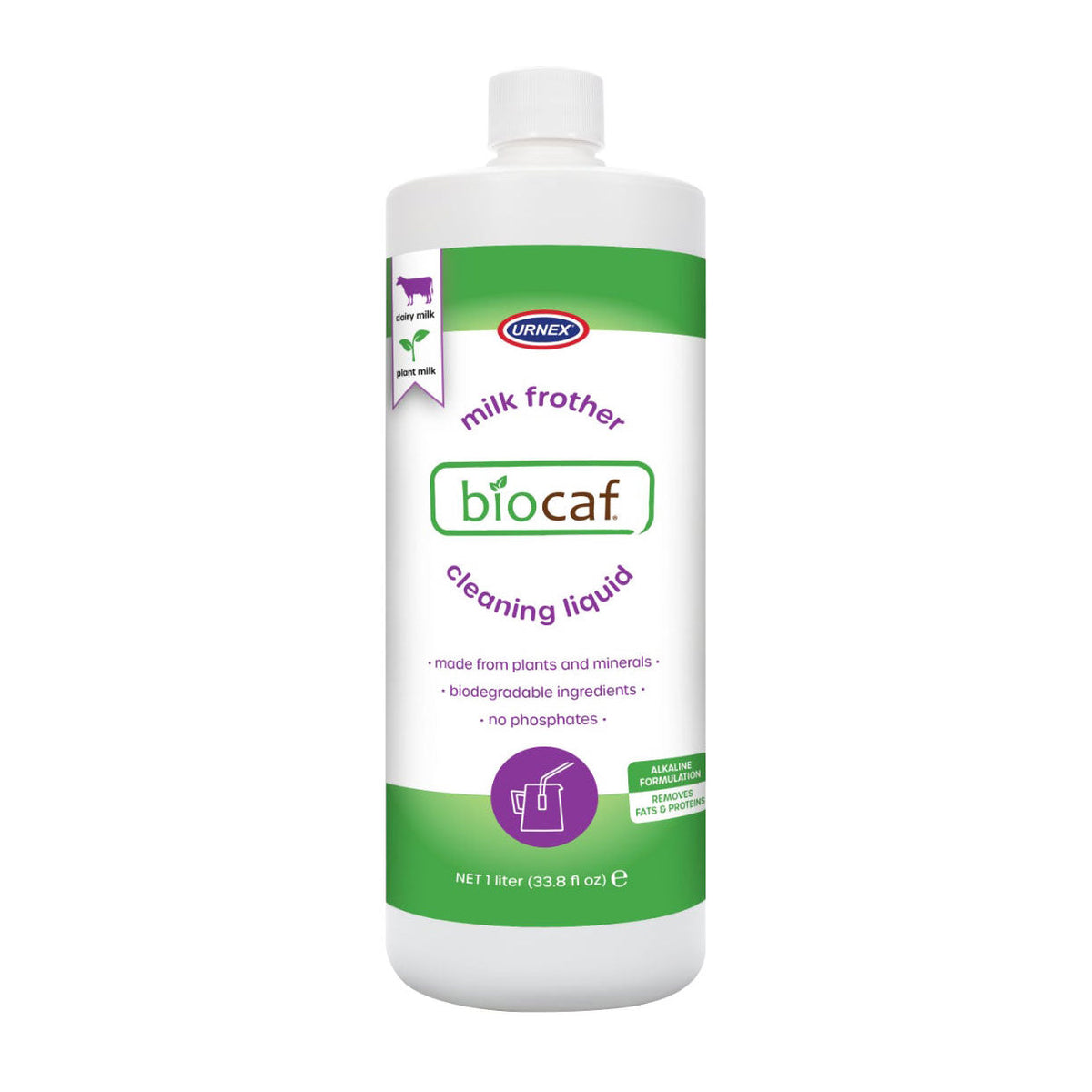 Urnex Biocaf Milk Frother Cleaner, 1 L