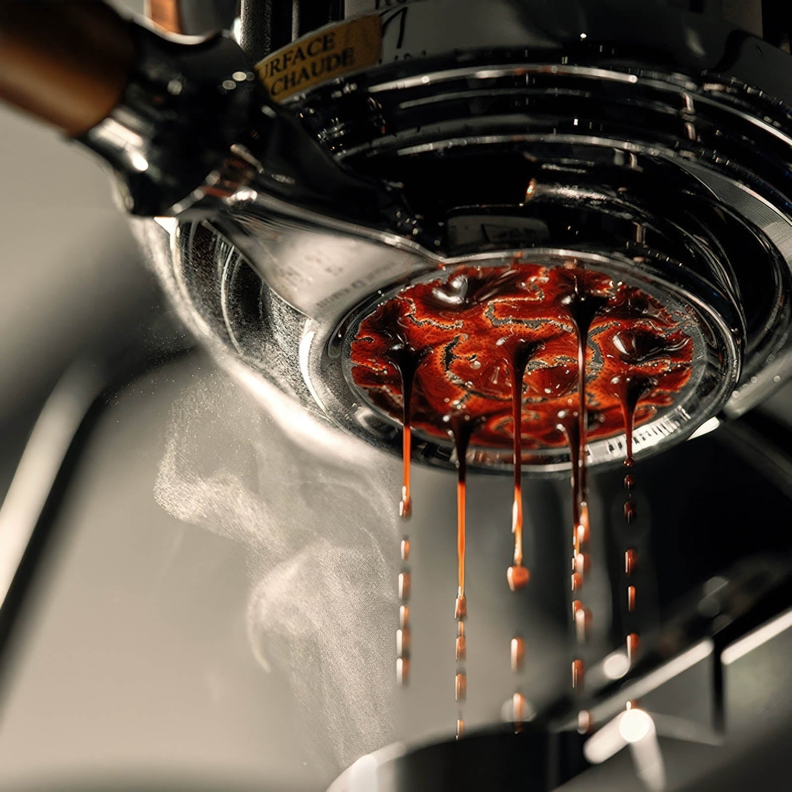High-Extraction Italian Bottomed Portafilter Handle - Shop Coffee Hobby