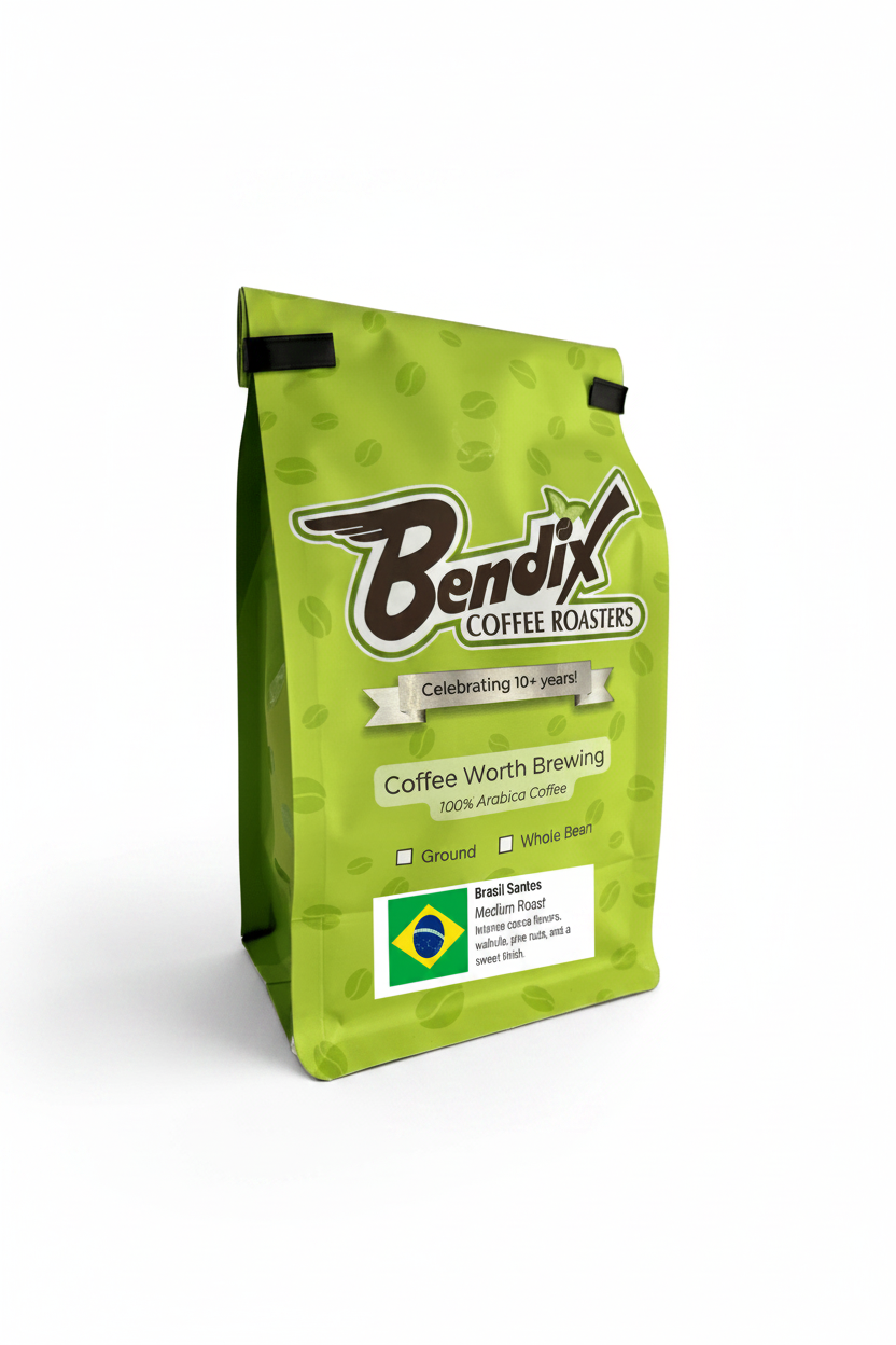 Brazil Bravo – Medium Roast Single-Origin Coffee by Bendix Coffee Roasters - Shop Coffee Hobby