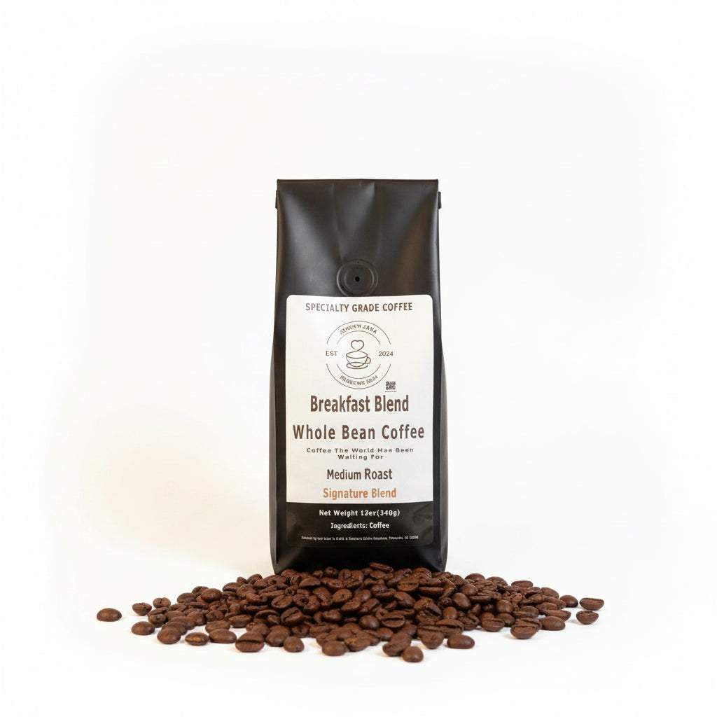 Breakfast Blend - Whole Bean Coffee from Jone's & Java