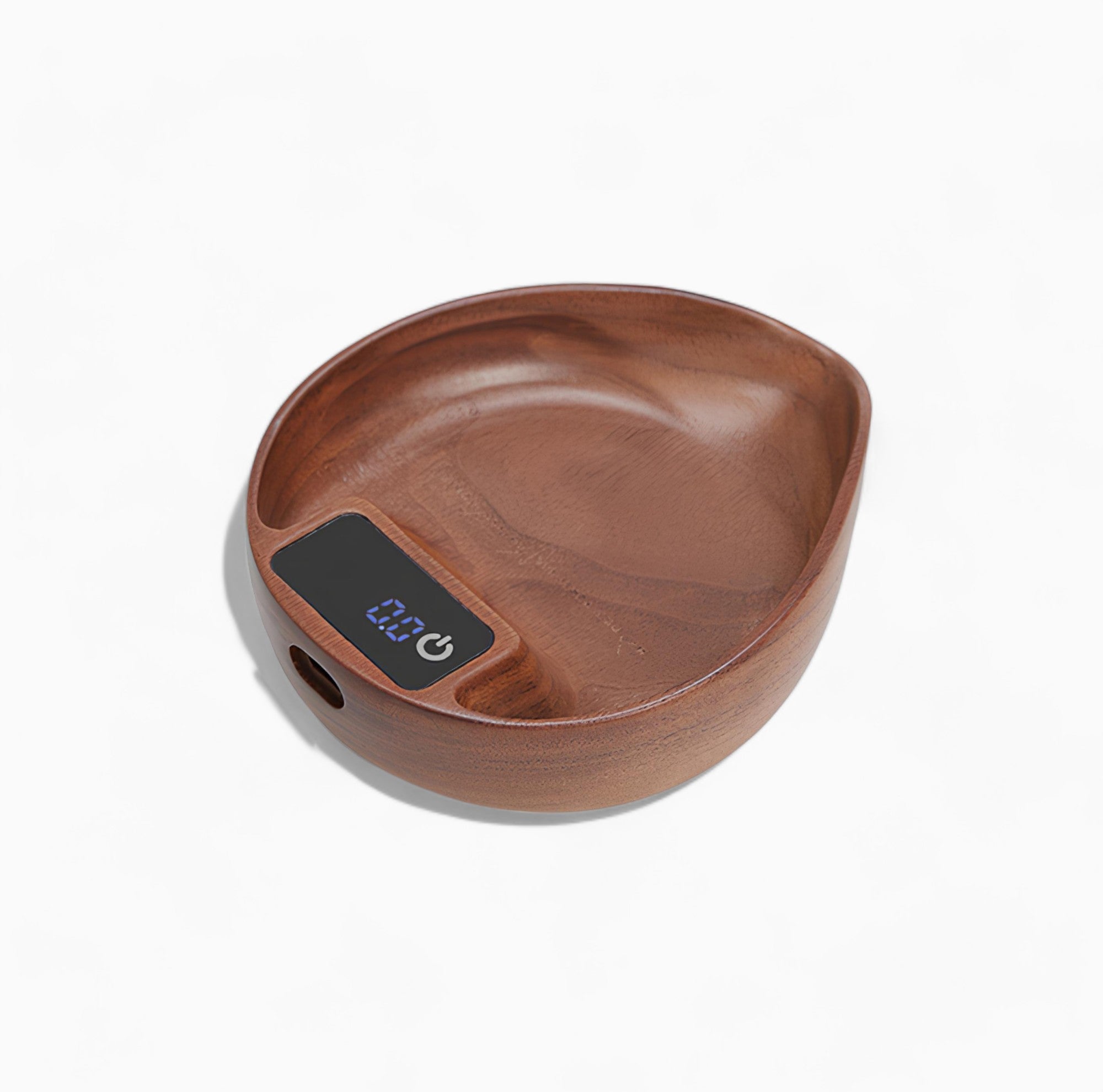 Electronic Walnut Coffee Scale With Leaf Shade - Shop Coffee Hobby