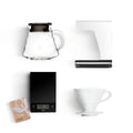 Hario V60 Pour Over Set – Ceramic Dripper, Scale, Drip Station, Server & Journal