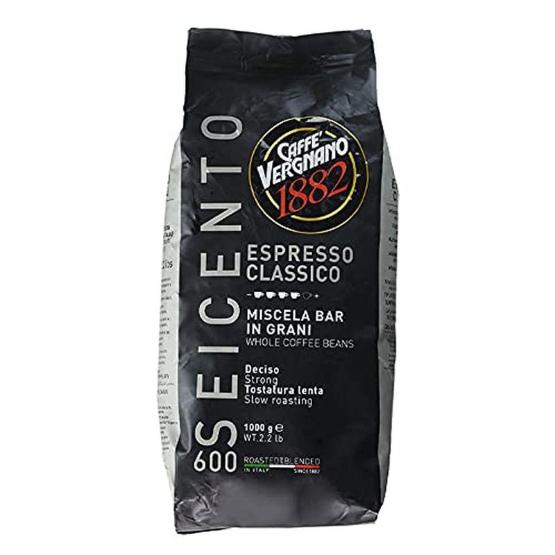 Caffe Vergnano Espresso Classico 600 Whole Beans, 2.2 Pound - Haynesworld General Goods