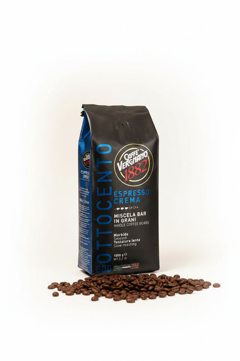 Caffe Vergnano Espresso Crema 800 Whole Bean Coffee 2.2lb/1kg - Shop Coffee Hobby