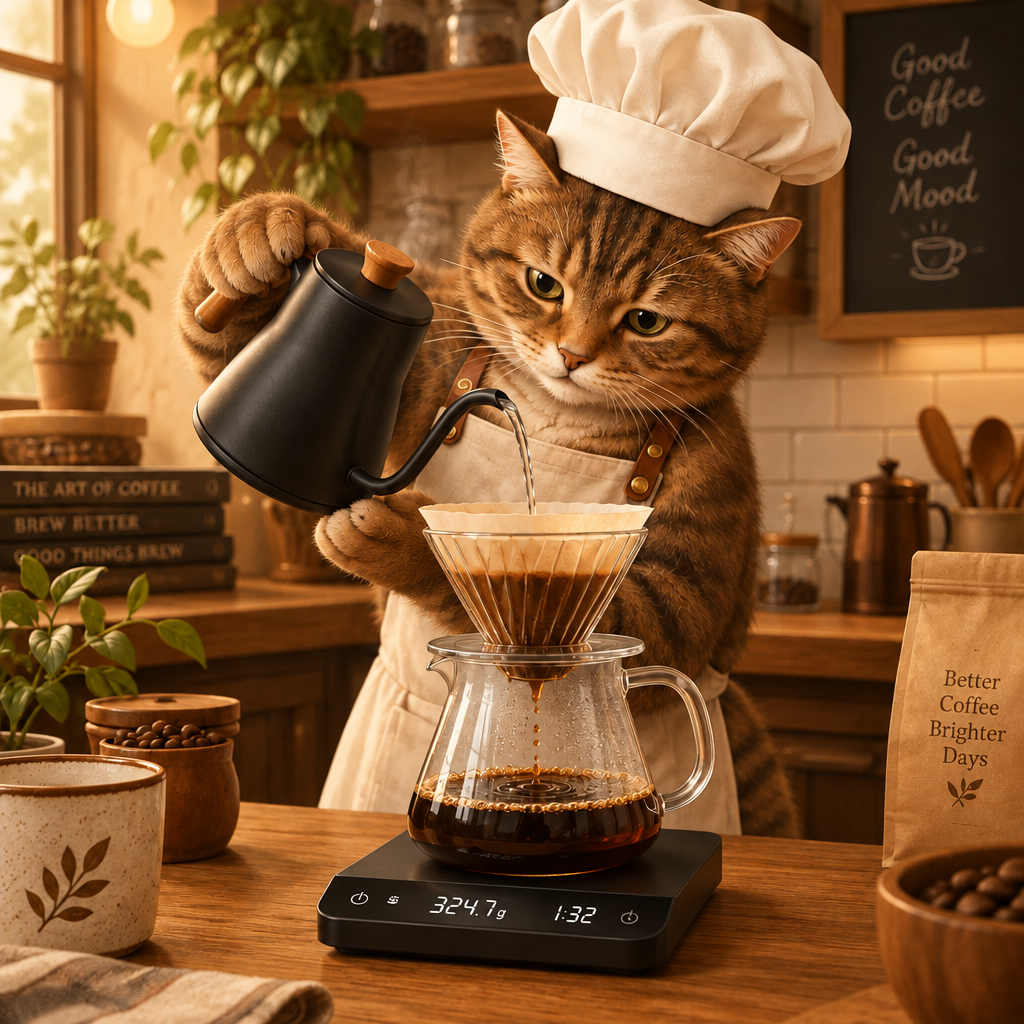 Alchemy Harvest Coffee Rechargeable Mini Espresso Scale in Black
