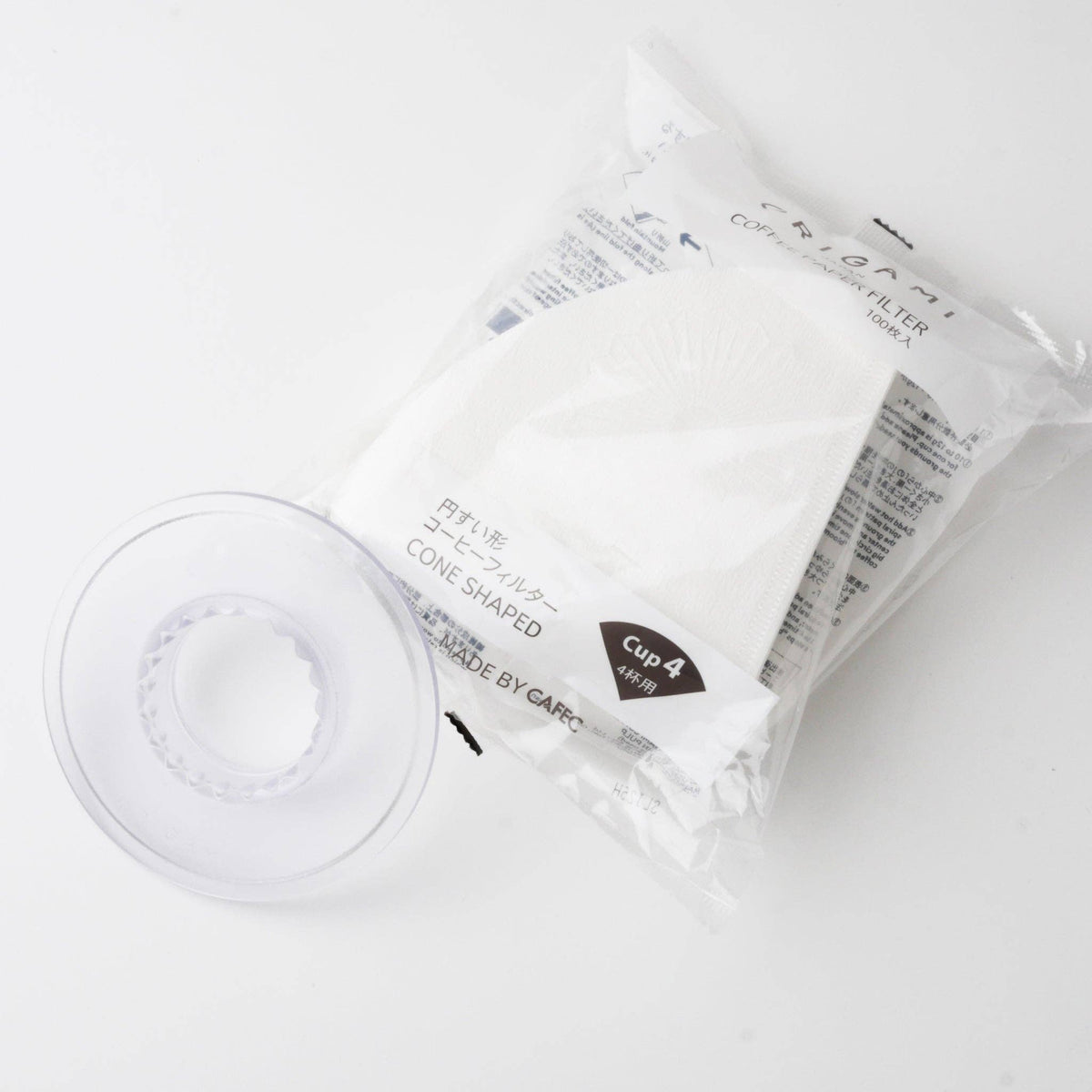 ORIGAMI Pour-Over Coffee Paper Filters – 100 Pack, S or M