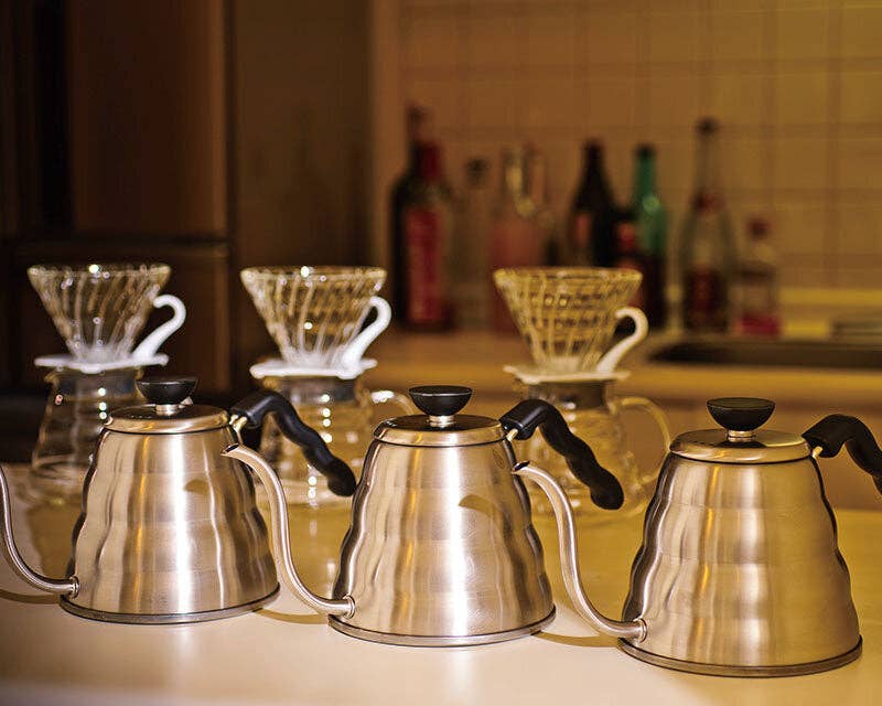 Hario - V60 "Buono" Drip Kettle 1 Liter - Silver
