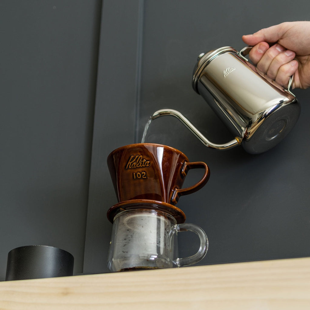 Kalita Style 102 Brown Ceramic Pour-Over Dripper