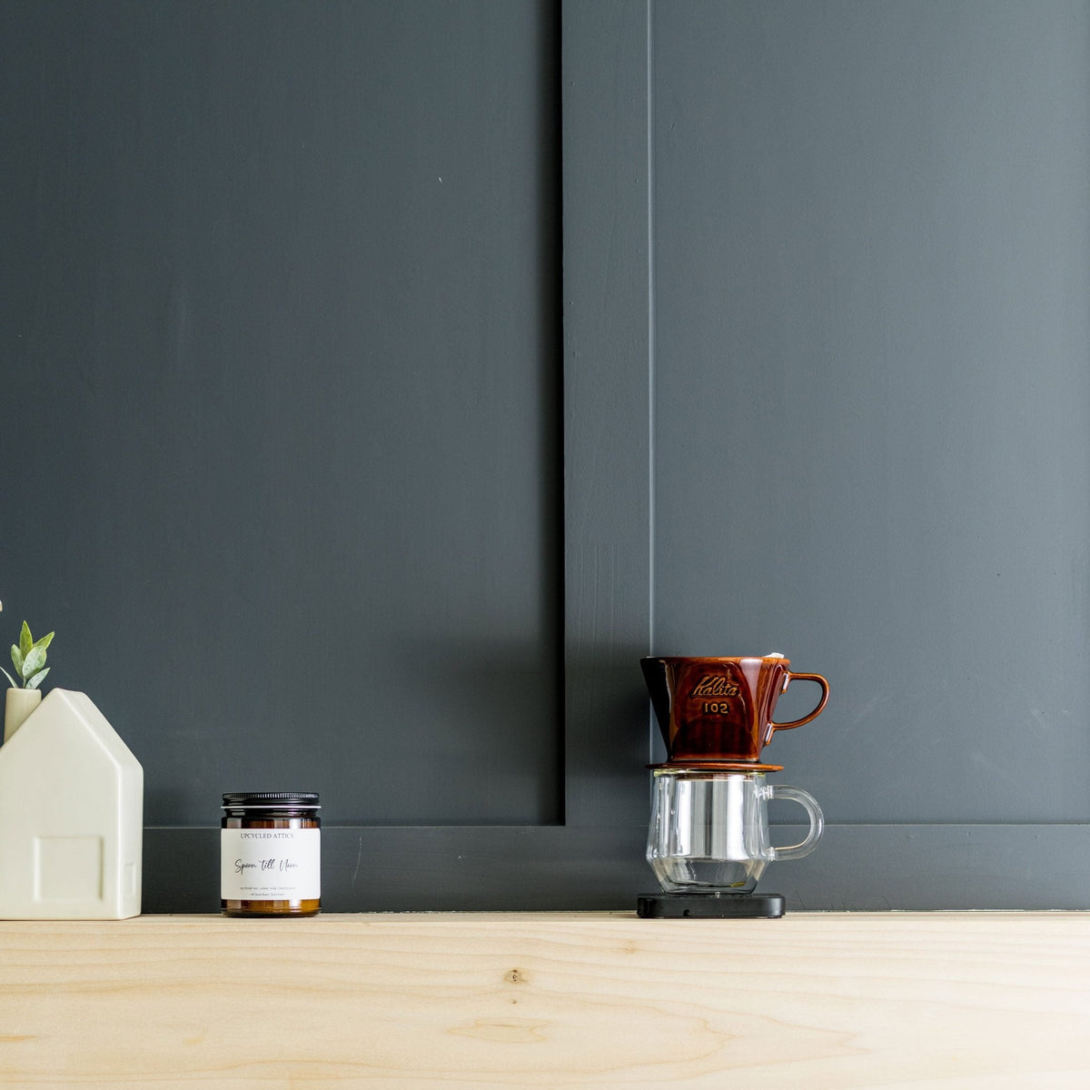 Kalita Style 102 Brown Ceramic Pour-Over Dripper