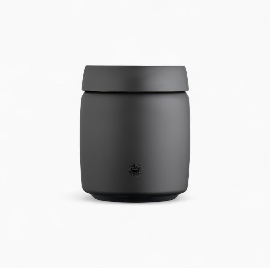 Black Coffee Bean Storage Canister - Shop Coffee Hobby