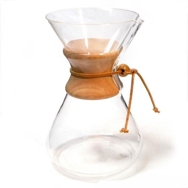 10-Cup Chemex Classic Pour-Over Coffee Maker with Wood Collar