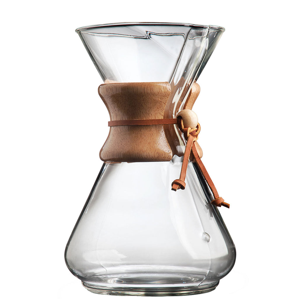 Espresso Parts Chemex Classic 10-Cup Pour-Over Coffee Maker with Wood Collar