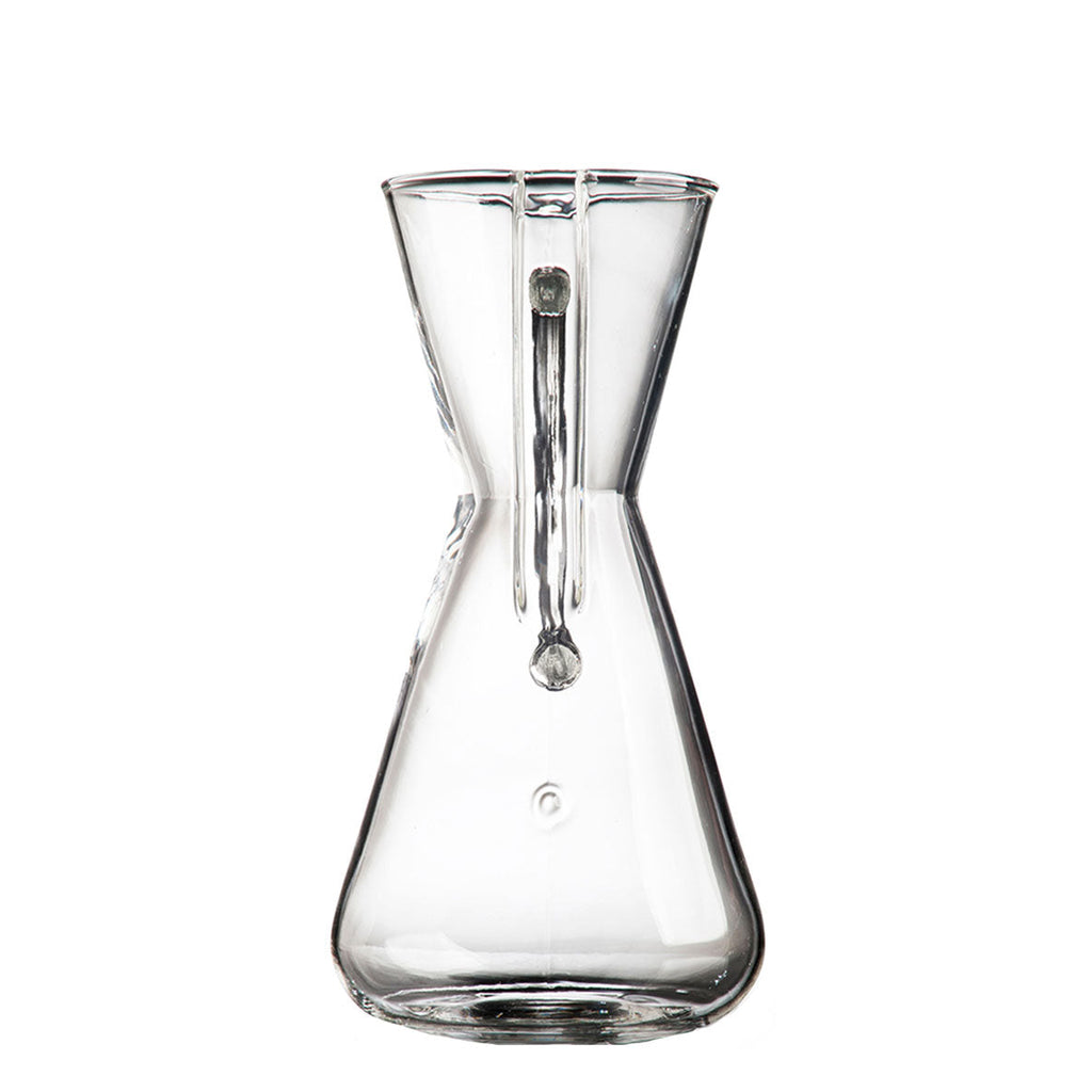 3-Cup version of the Chemex Glass Handle Pour-Over Coffee Maker