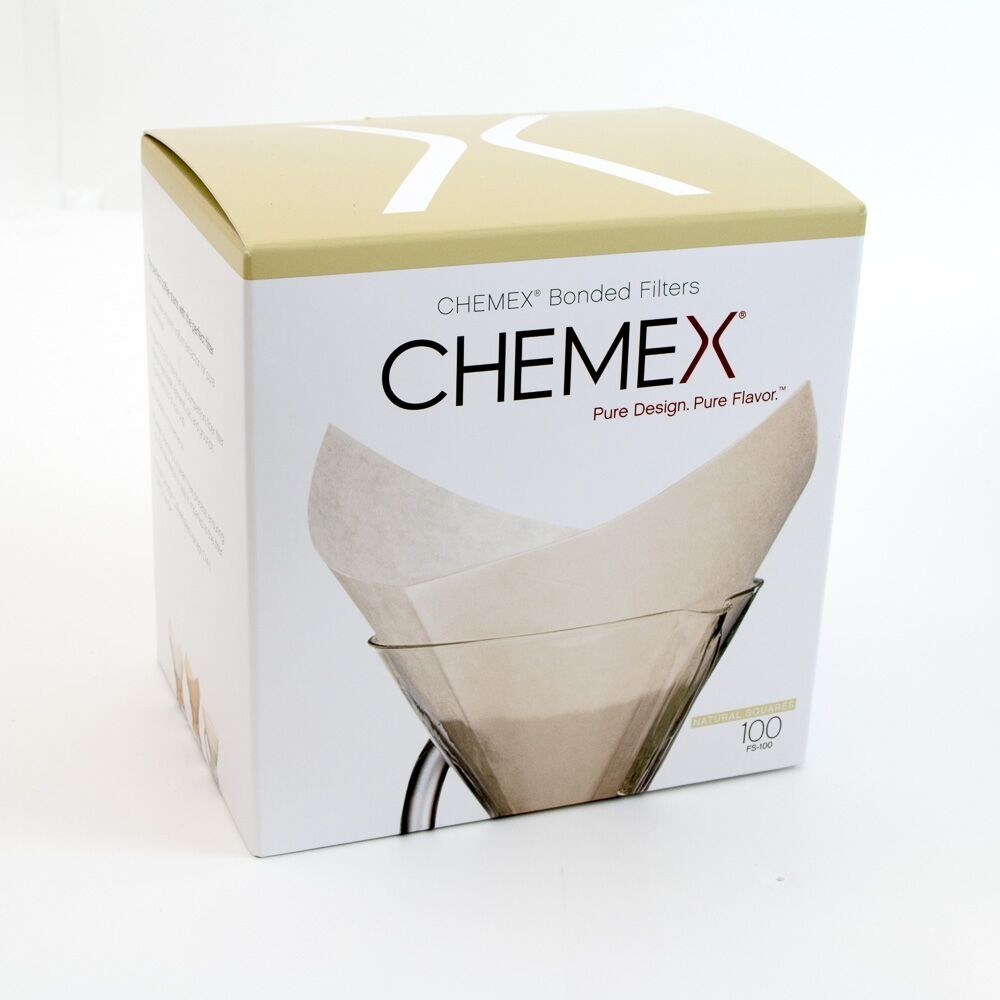 CHEMEX White Pre-Folded Square Filters, 100 Count