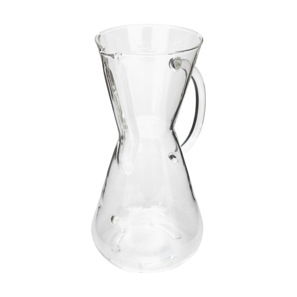 Espresso Parts Chemex 3-Cup Glass Handle Pour-Over Coffee Maker