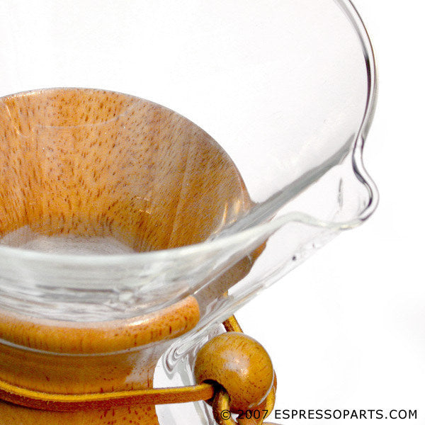 Espresso Parts Chemex Classic 6-Cup Pour-Over Coffee Maker with Wood Collar