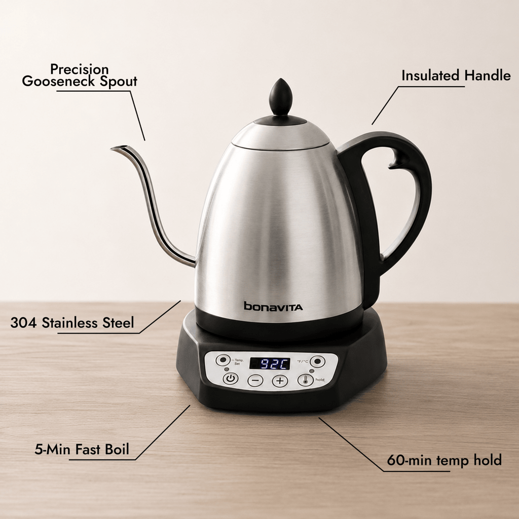 Classic 1.0L Gooseneck Electric Kettle - Shop Coffee Hobby