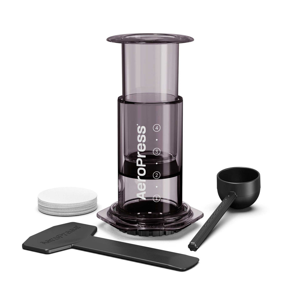 10 oz manual AeroPress Clear Coffee Maker in Black