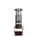 Espresso Parts AeroPress Clear Coffee Maker – Black, 10 oz Manual Brewer
