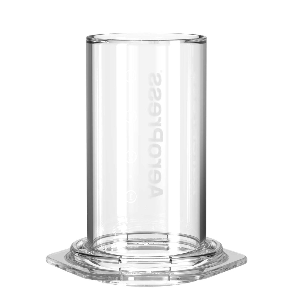 AeroPress Clear Coffee Maker – 10 oz Manual Brewer in clear version