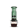 Espresso Parts AeroPress Clear Coffee Maker – Green | 10 oz Manual Brewer