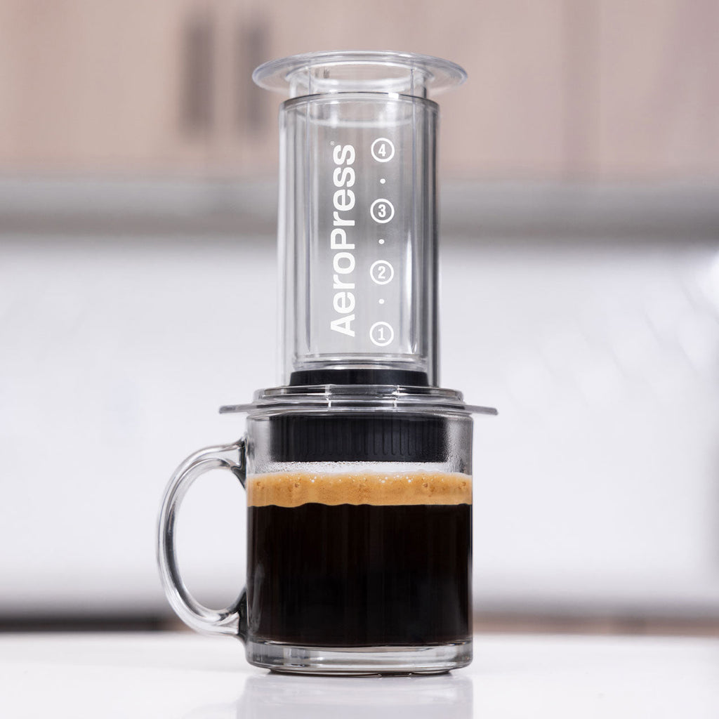 Espresso Parts AeroPress Clear Coffee Maker – 10 oz Manual Brewer version