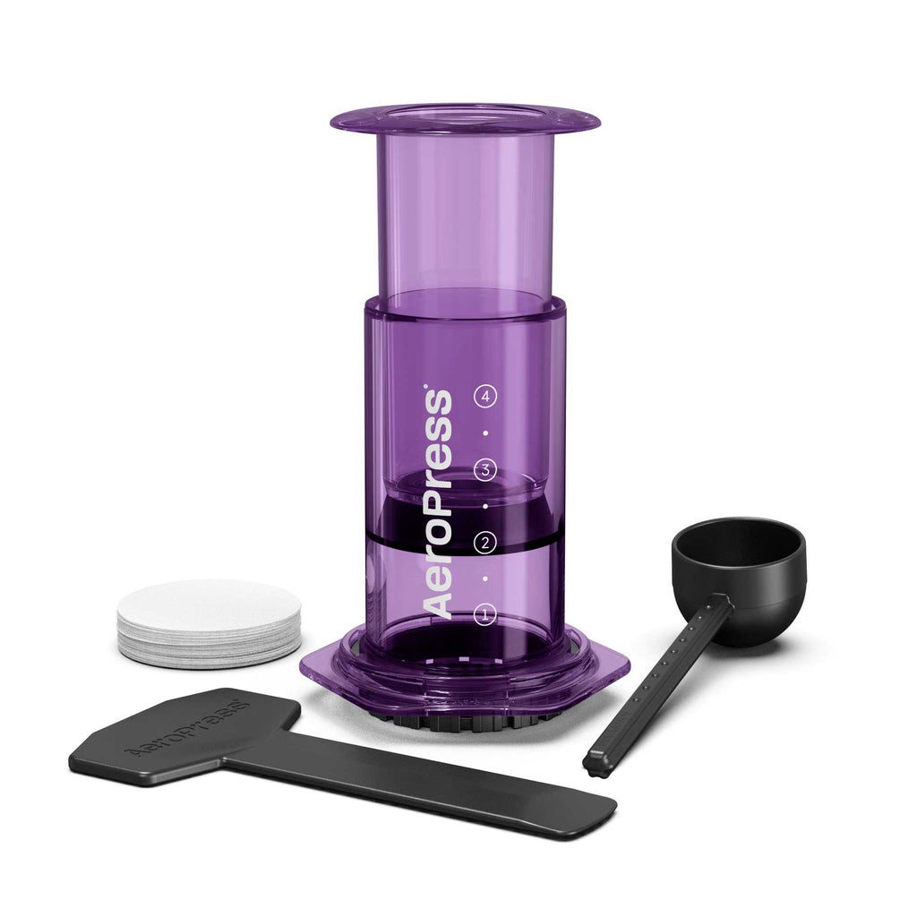 AeroPress Clear Coffee Maker in Purple Version