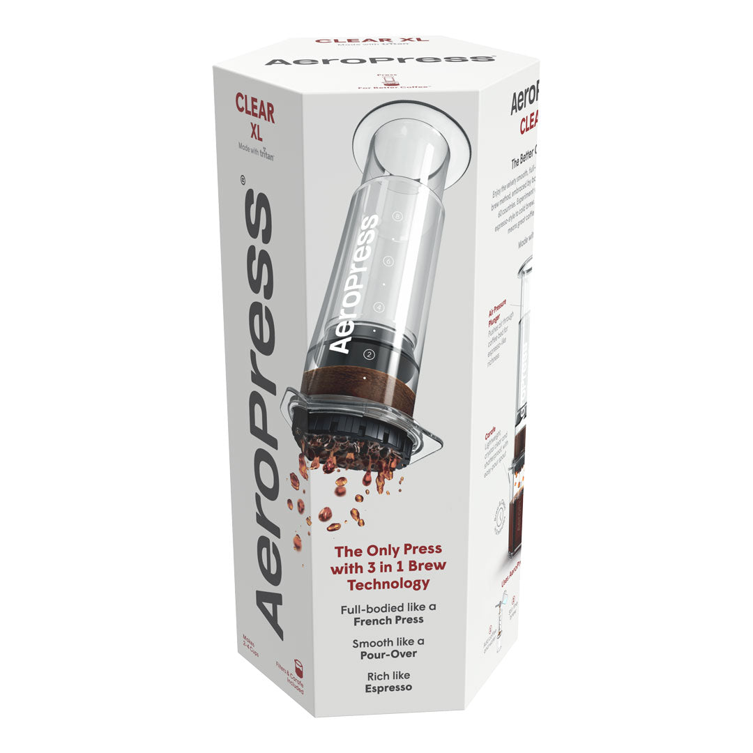 Espresso Parts AeroPress Clear XL 20 oz Brewer with Carafe