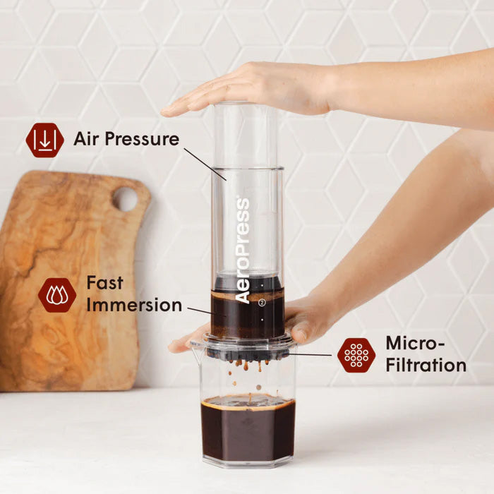 Espresso Parts AeroPress Clear XL 20 oz Brewer with Carafe