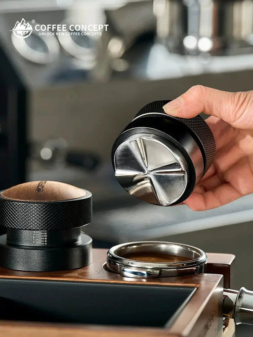 Cloud Drop Gravity Espresso Distributor – Self‑Leveling Puck Prep Tool (51mm / 53–54mm / 58mm) - Shop Coffee Hobby