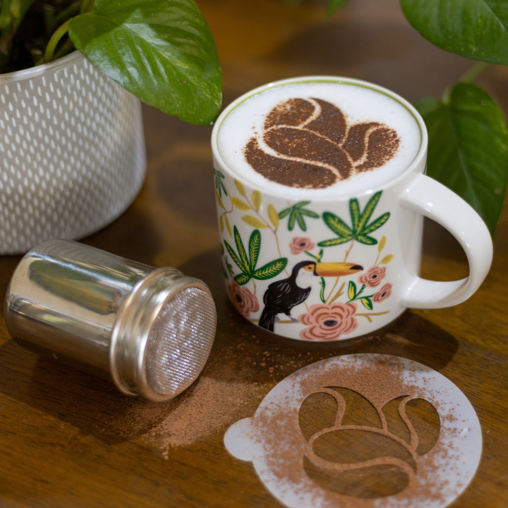 Dog Coffee Stencils