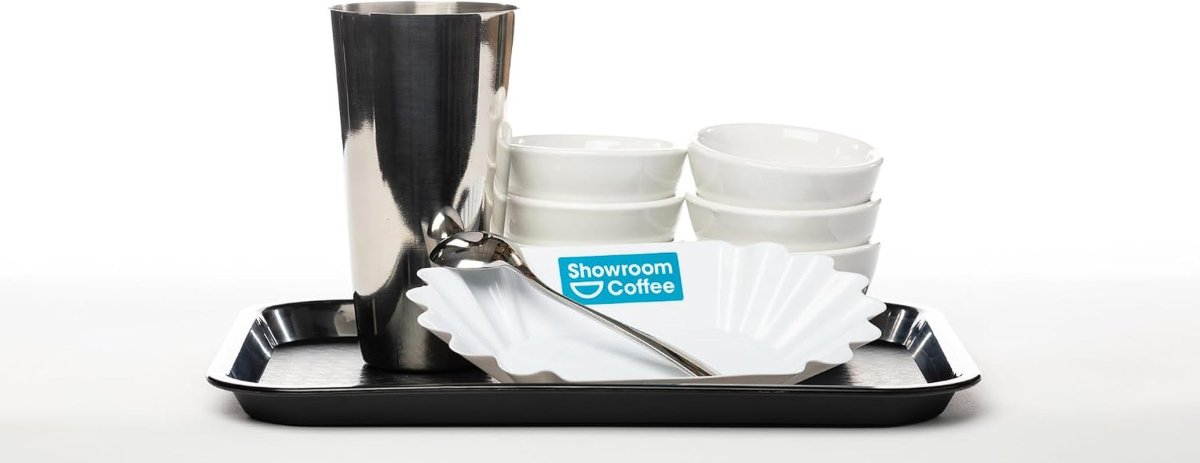Coffee Cupping Set - Complete Professional Kit for 1, 6 or 12 Coffees (Set for 1 Coffee) - Shop Coffee Hobby